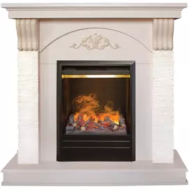 Электрокамин с классическим очагом 3D Real-Flame