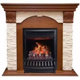 Электрокамин с классическим очагом 3D Real-Flame