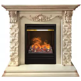 Электрокамин с классическим очагом 3D Real-Flame