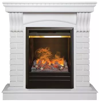 Электрокамин с классическим очагом 3D Real-Flame