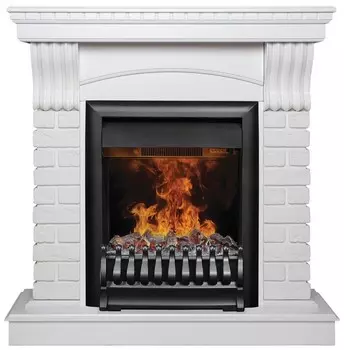 Электрокамин с классическим очагом 3D Real-Flame