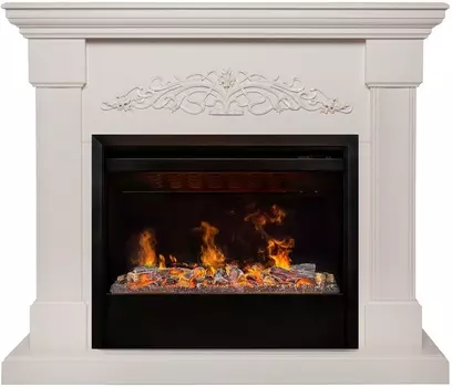 Электрокамин с классическим очагом 3D Real-Flame