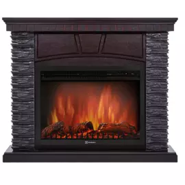 Электрокамин с широким очагом 2D Electrolux