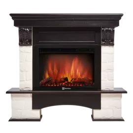 Электрокамин с широким очагом 2D Electrolux