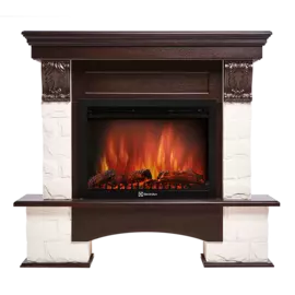 Электрокамин с широким очагом 2D Electrolux