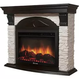 Электрокамин с широким очагом 2D Electrolux