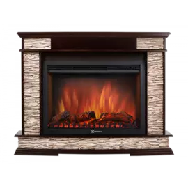 Электрокамин с широким очагом 2D Electrolux