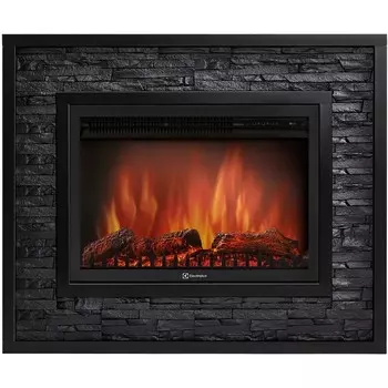 Электрокамин с широким очагом 2D Electrolux