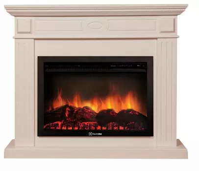 Электрокамин с широким очагом 2D Electrolux