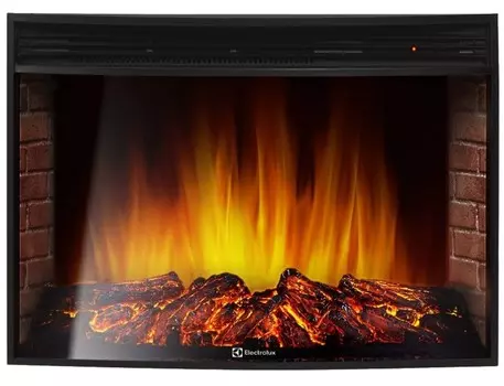 Электрокамин с широким очагом 2D Electrolux