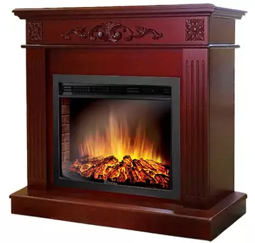 Электрокамин с широким очагом 2D Electrolux