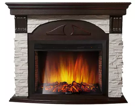 Электрокамин с широким очагом 2D Electrolux