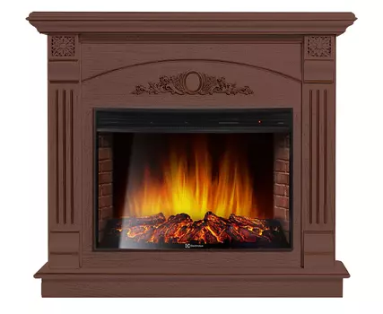 Электрокамин с широким очагом 2D Electrolux