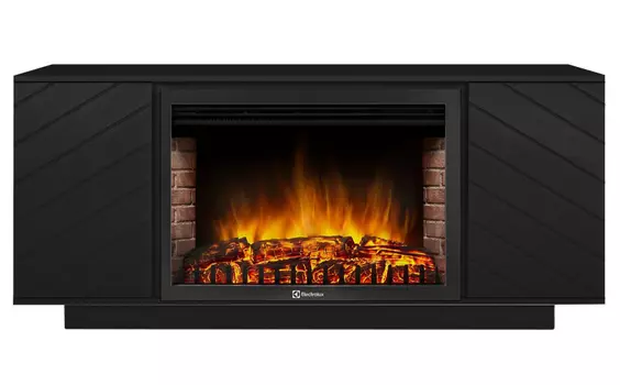 Электрокамин с широким очагом 2D Electrolux