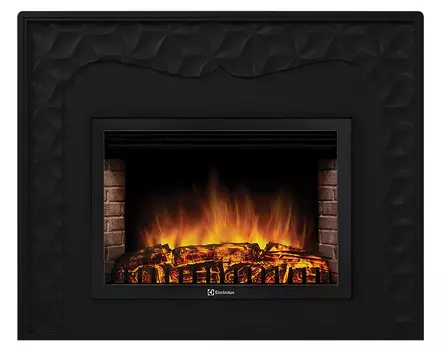 Электрокамин с широким очагом 2D Electrolux
