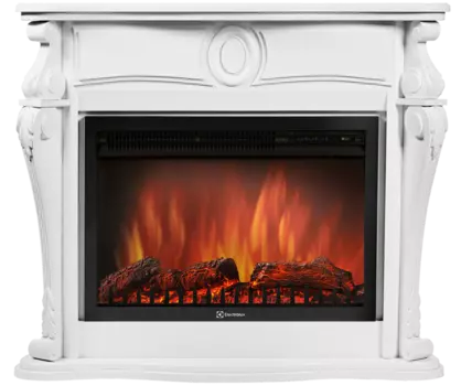 Электрокамин с широким очагом 2D Electrolux