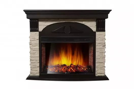 Электрокамин с широким очагом 2D Electrolux