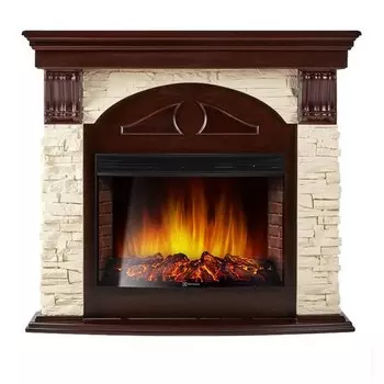 Электрокамин с широким очагом 2D Electrolux