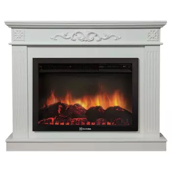 Электрокамин с широким очагом 2D Electrolux