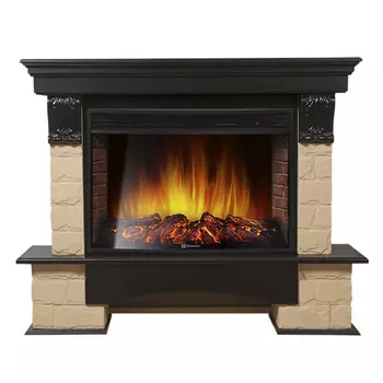 Электрокамин с широким очагом 2D Electrolux