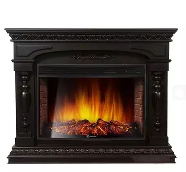 Электрокамин с широким очагом 2D Electrolux