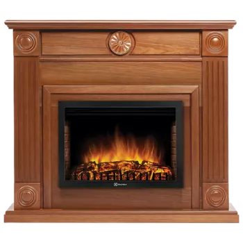 Электрокамин с широким очагом 2D Electrolux