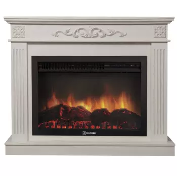 Электрокамин с широким очагом 2D Electrolux