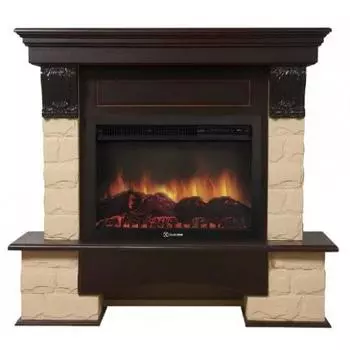 Электрокамин с широким очагом 2D Electrolux