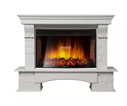 Электрокамин с широким очагом 2D Electrolux