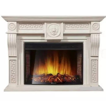 Электрокамин с широким очагом 2D Electrolux