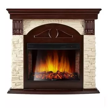 Электрокамин с широким очагом 2D Electrolux