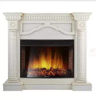 Электрокамин с широким очагом 2D Electrolux