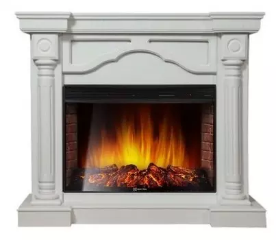 Электрокамин с широким очагом 2D Electrolux