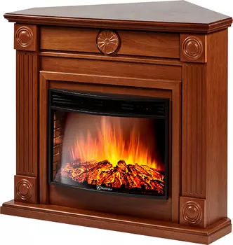 Электрокамин с широким очагом 2D Electrolux