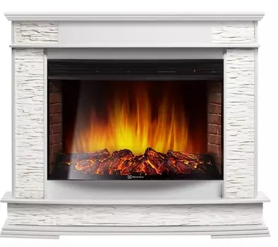 Электрокамин с широким очагом 2D Electrolux