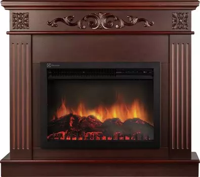 Электрокамин с широким очагом 2D Electrolux