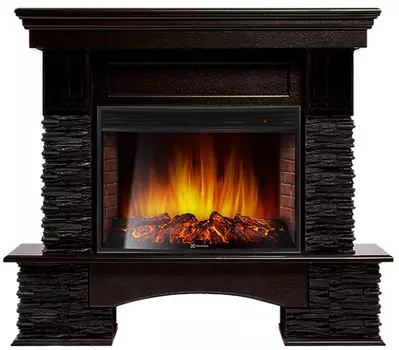 Электрокамин с широким очагом 2D Electrolux