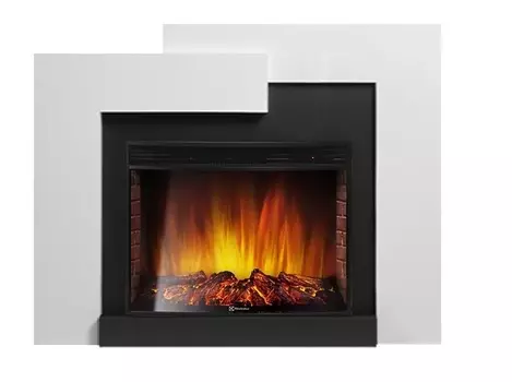 Электрокамин с широким очагом 2D Electrolux
