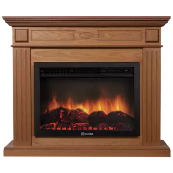 Электрокамин с широким очагом 2D Electrolux