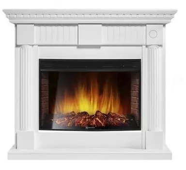 Электрокамин с широким очагом 2D Electrolux