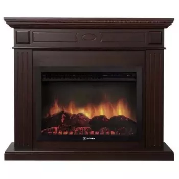 Электрокамин с широким очагом 2D Electrolux