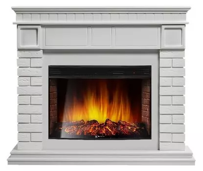 Электрокамин с широким очагом 2D Electrolux