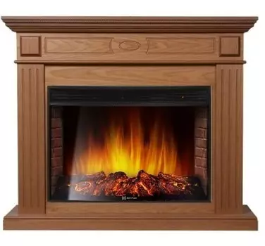 Электрокамин с широким очагом 2D Electrolux