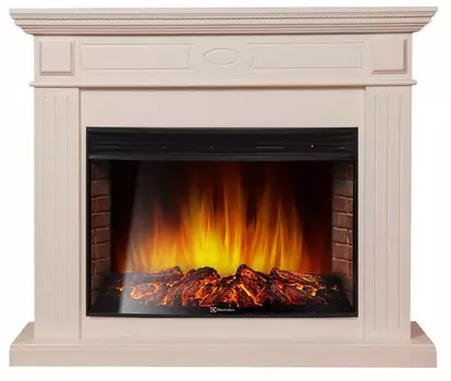 Электрокамин с широким очагом 2D Electrolux