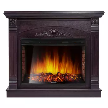 Электрокамин с широким очагом 2D Electrolux