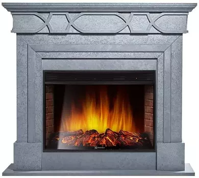 Электрокамин с широким очагом 2D Electrolux