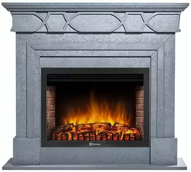 Электрокамин с широким очагом 2D Electrolux