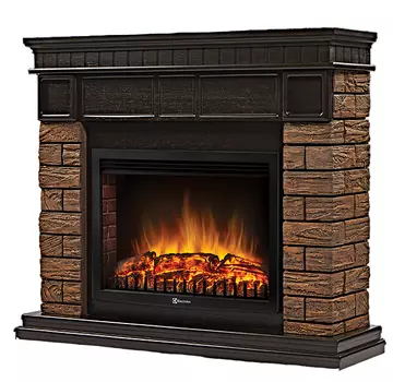 Электрокамин с широким очагом 2D Electrolux