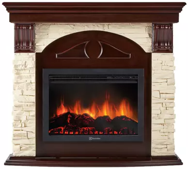 Электрокамин с широким очагом 2D Electrolux