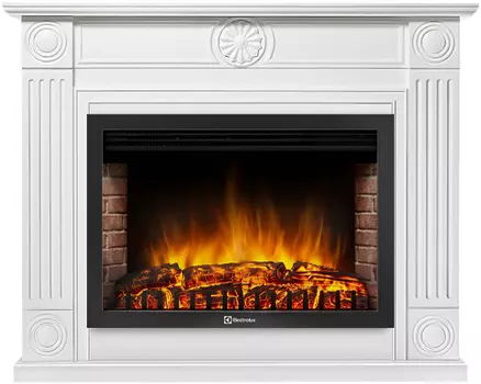 Электрокамин с широким очагом 2D Electrolux